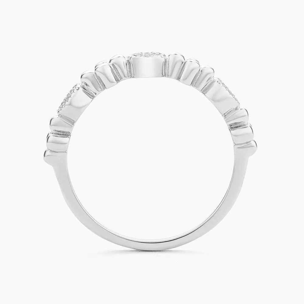 Skip A Beat Stackable Ring