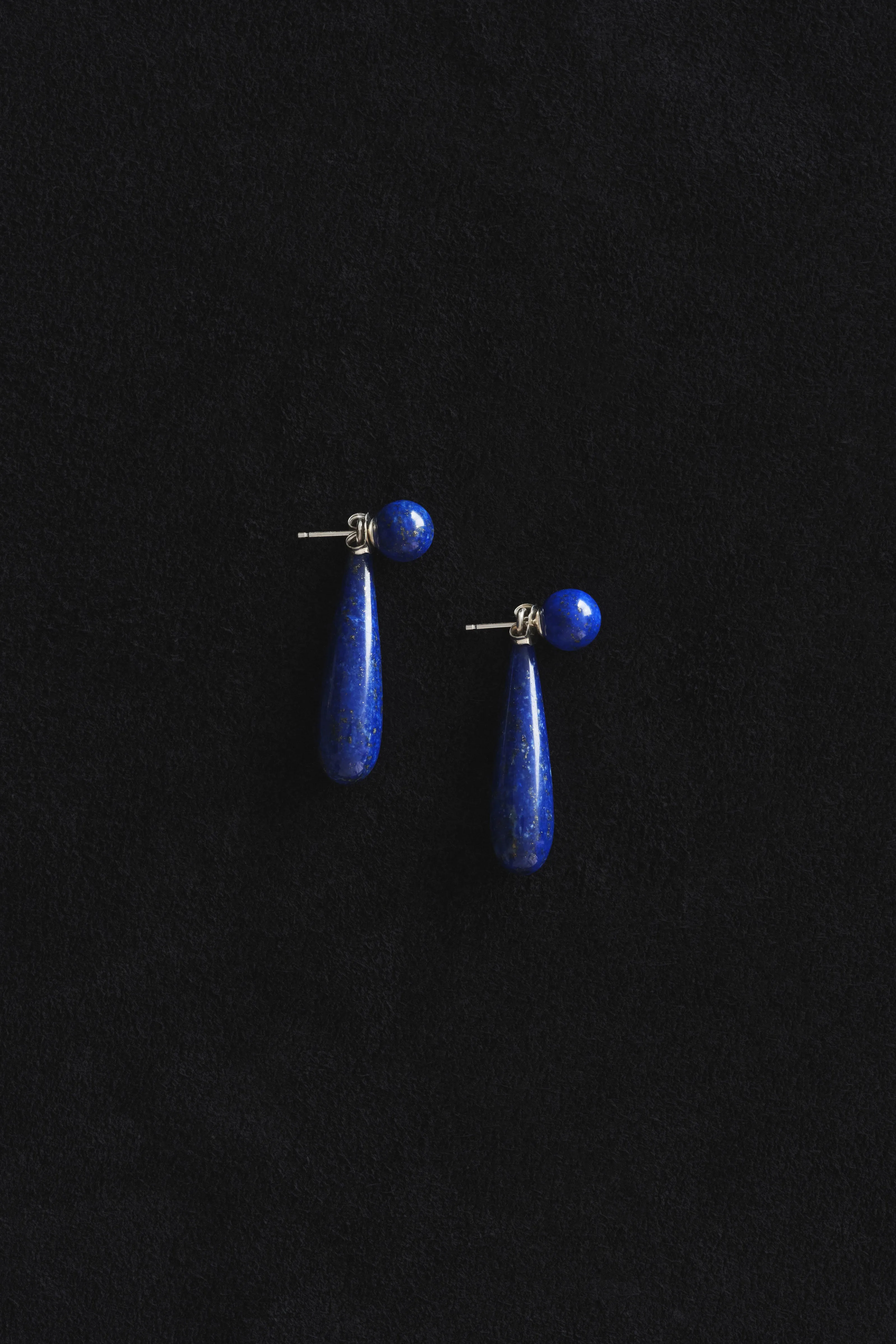 Small Angelika Earrings in Lapis