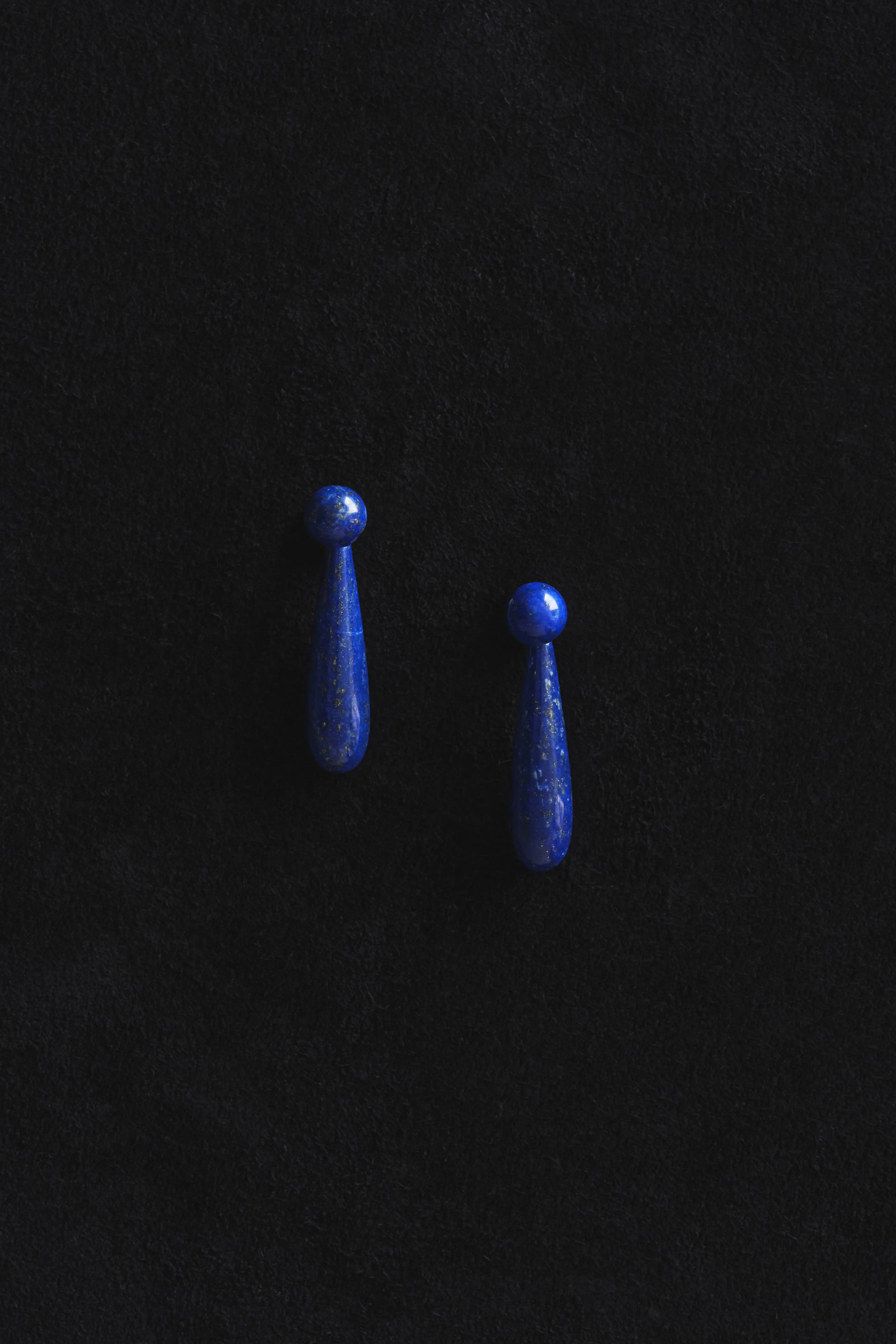 Small Angelika Earrings in Lapis