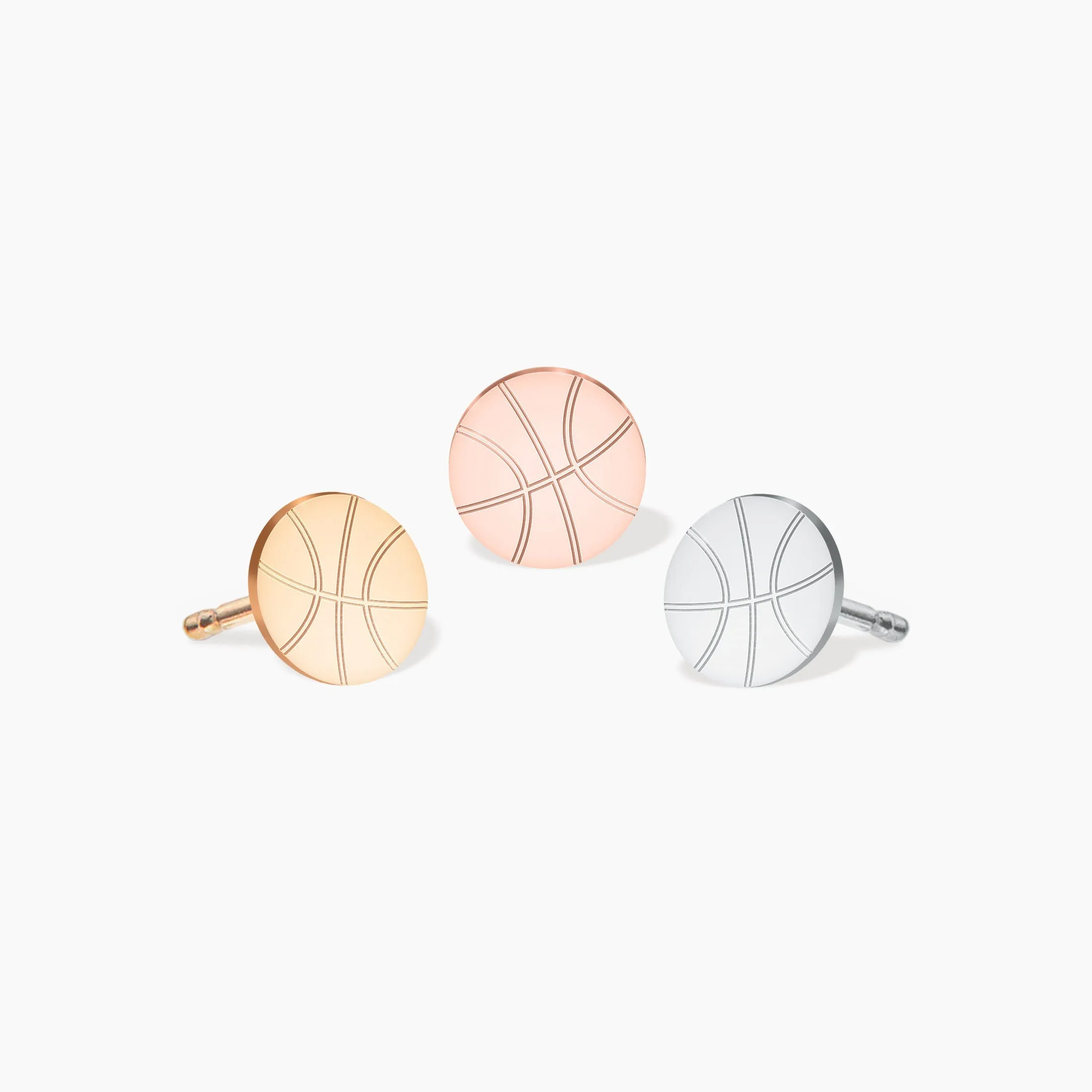 Small Basketball Earrings