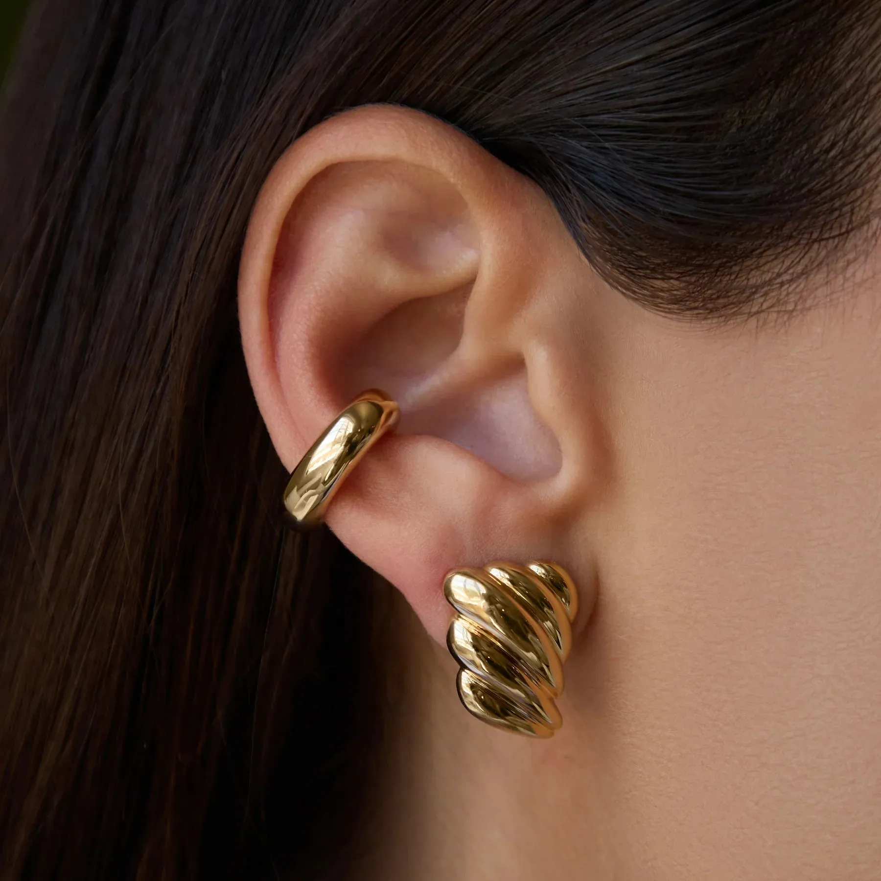 Small Croissant Earrings