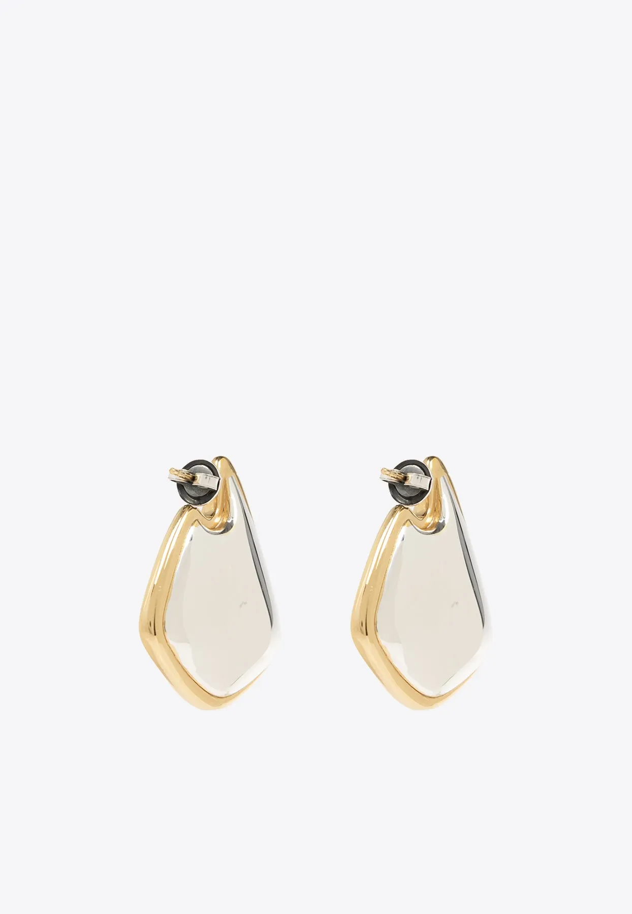 Small Fin Bi-Color Earrings