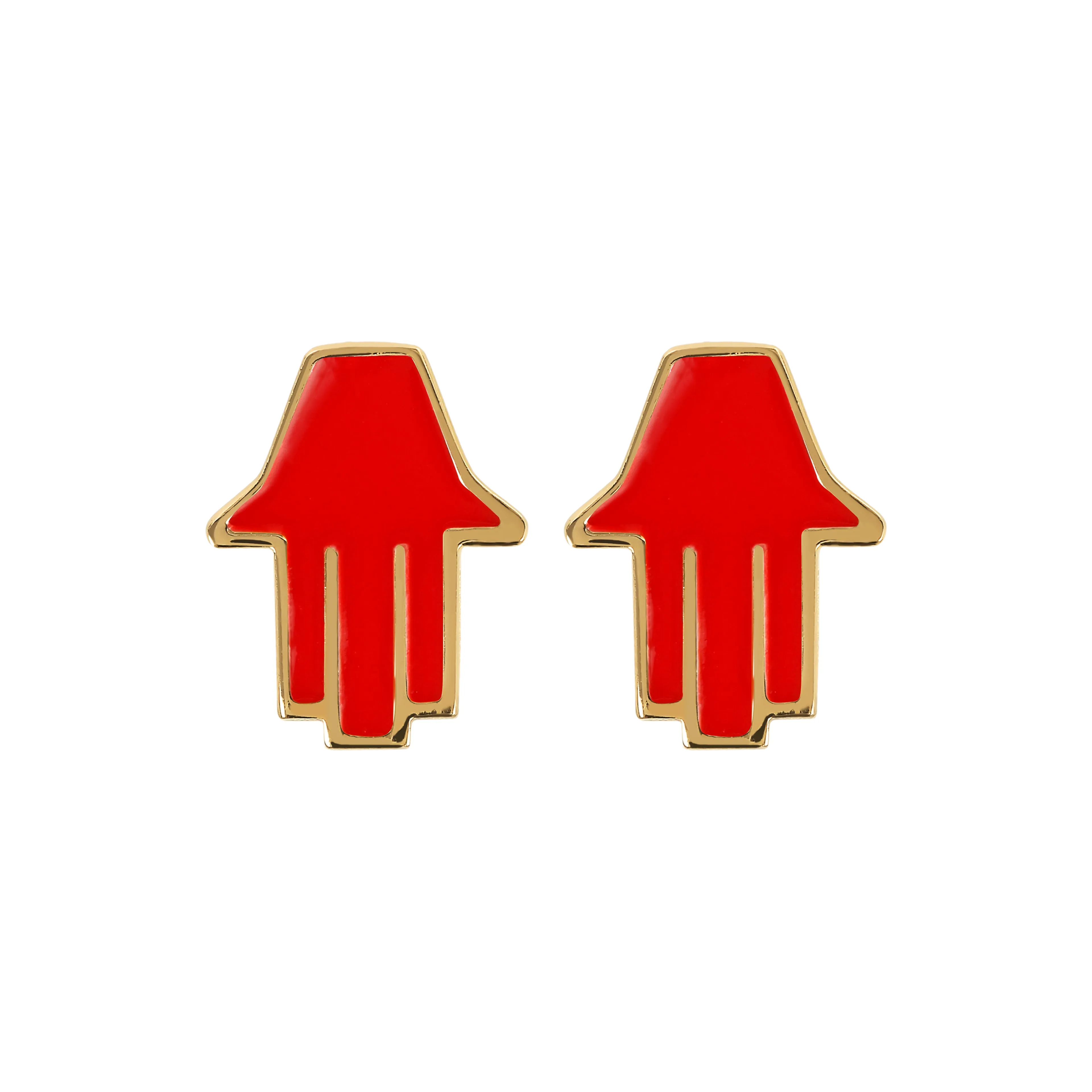 Small Hamsa Stud Earrings