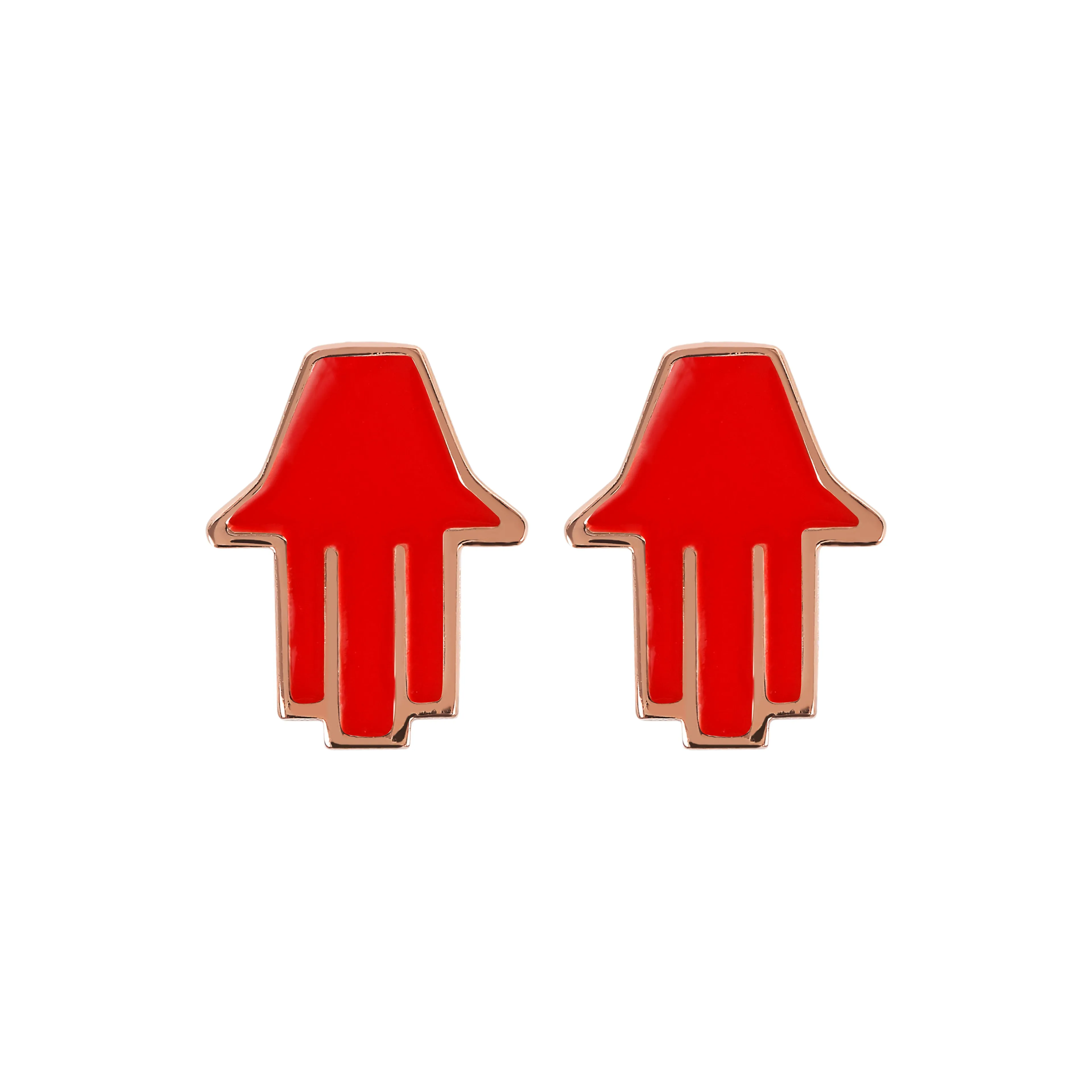 Small Hamsa Stud Earrings