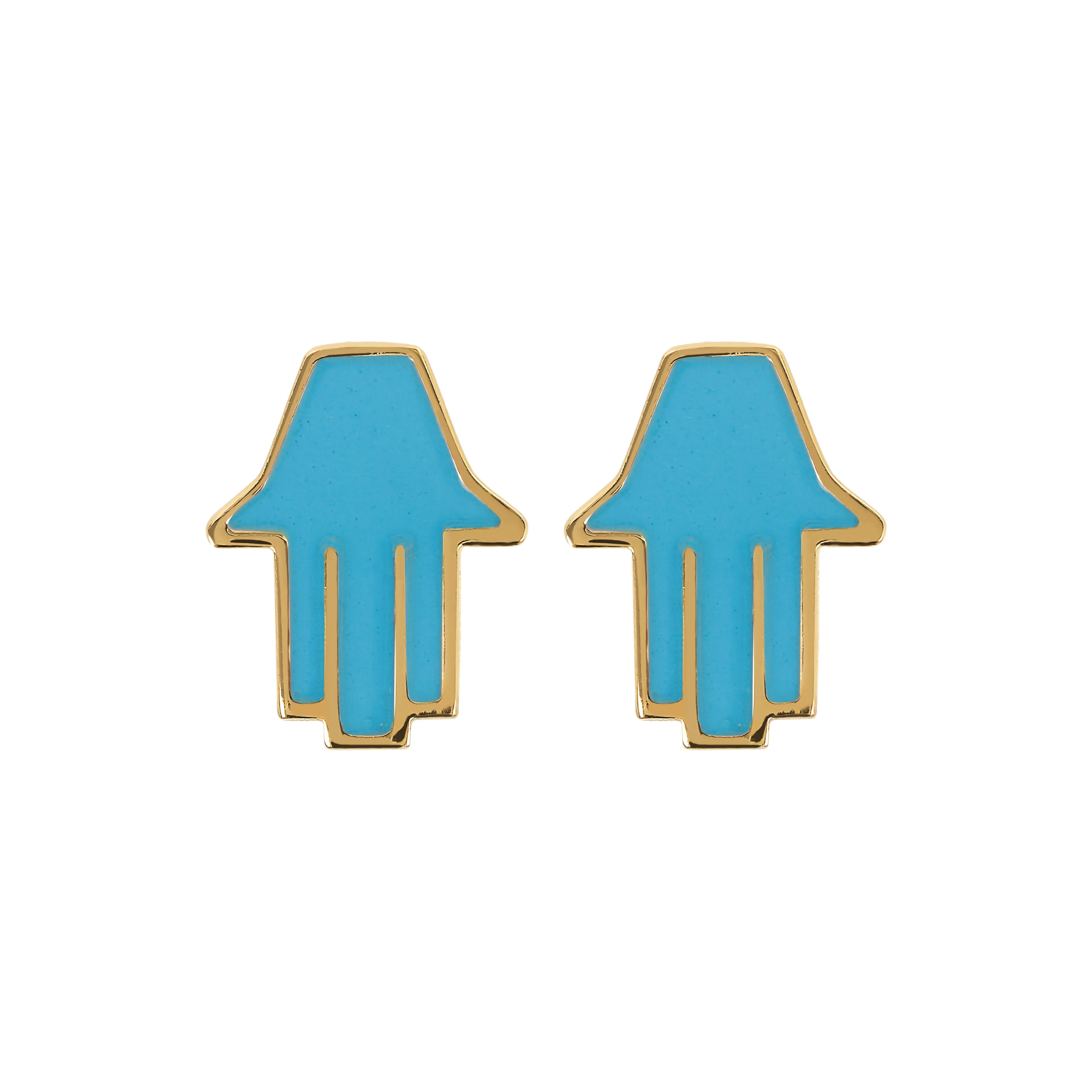 Small Hamsa Stud Earrings