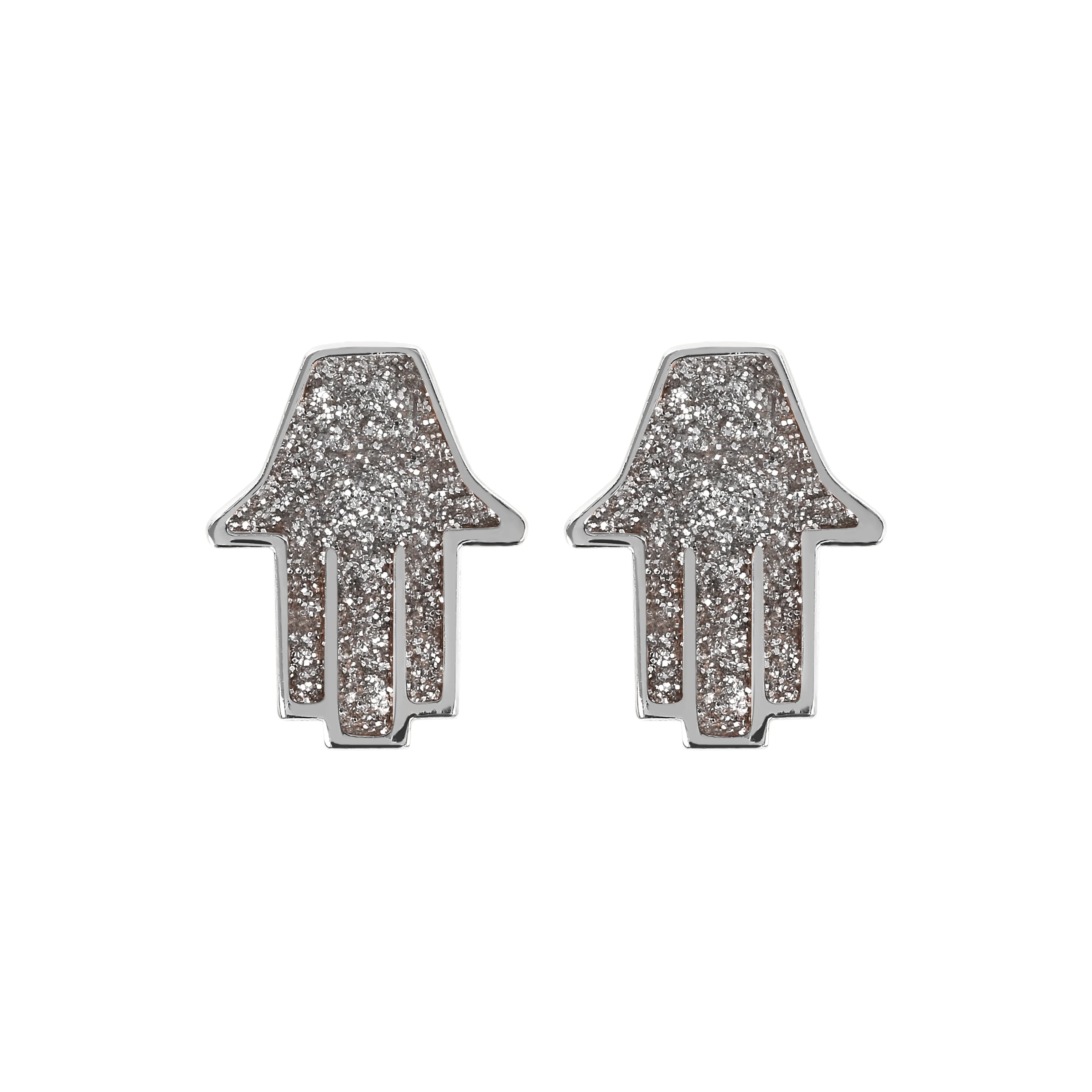 Small Hamsa Stud Earrings