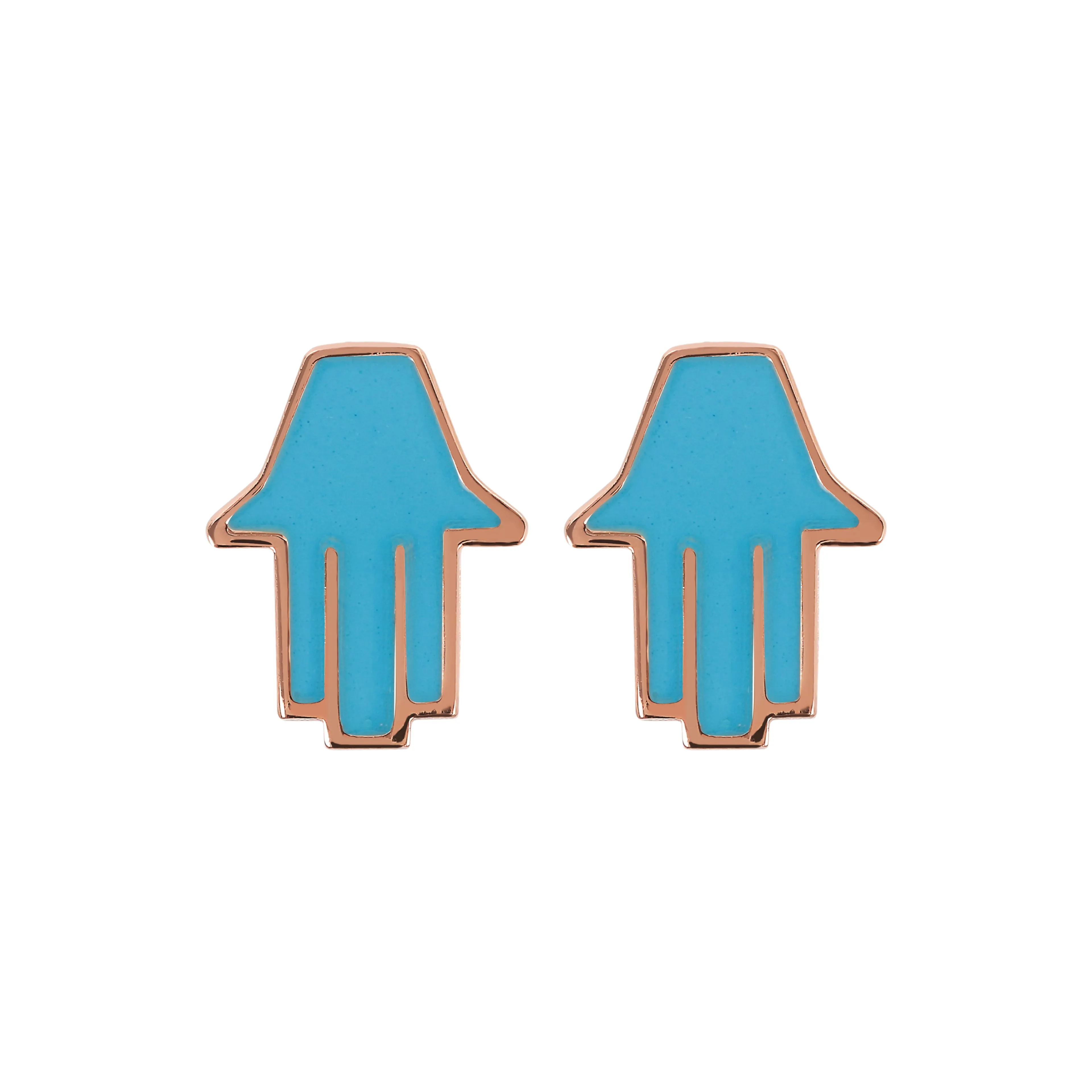 Small Hamsa Stud Earrings