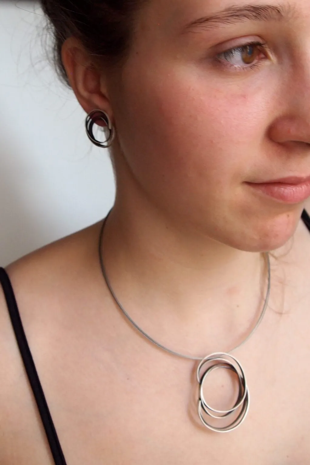 Small Mo Silver Earrings