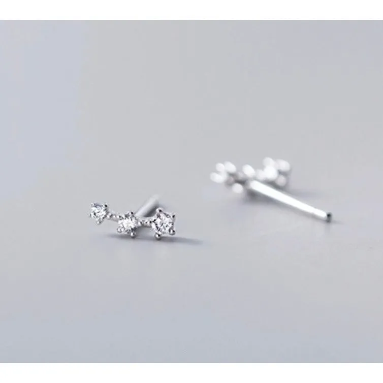 Small Stars Stud Earrings-ECZ005