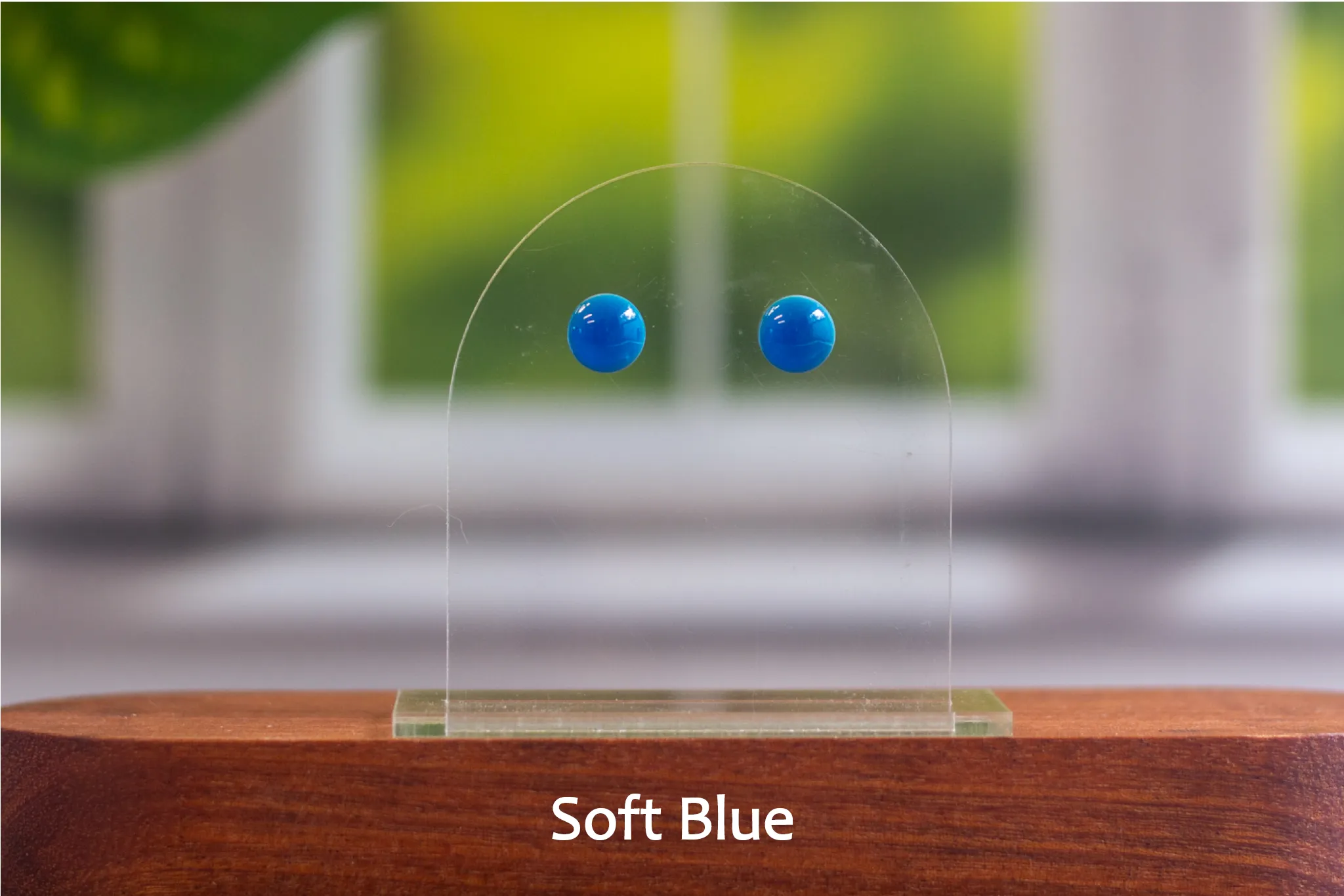 Small Stud Fused Glass Earrings