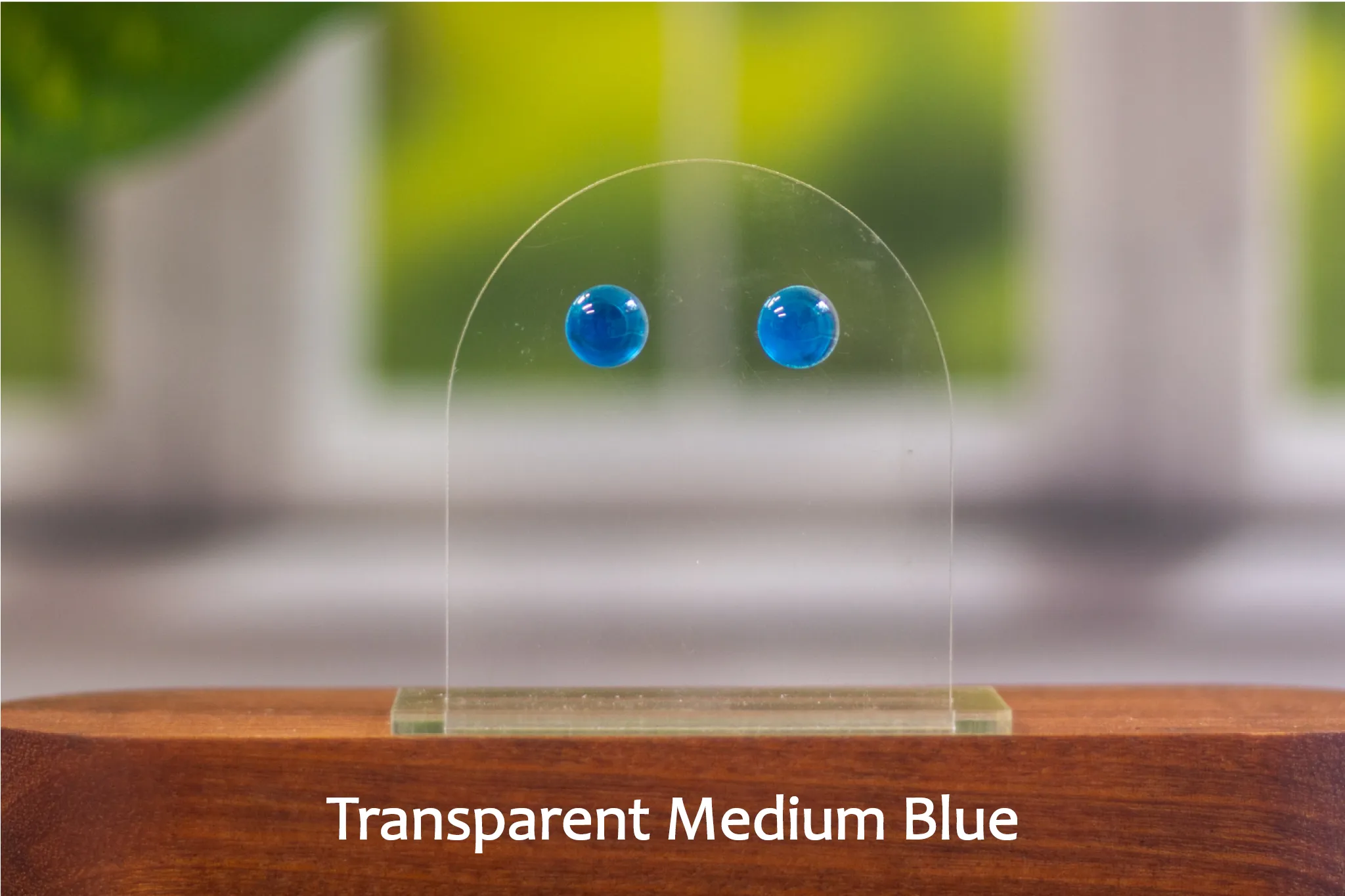 Small Stud Fused Glass Earrings