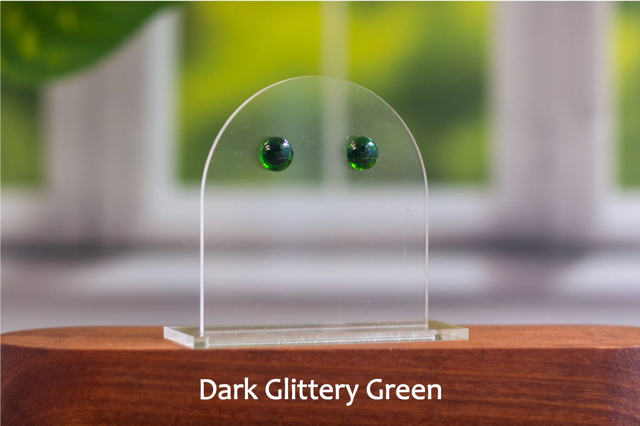 Small Stud Fused Glass Earrings