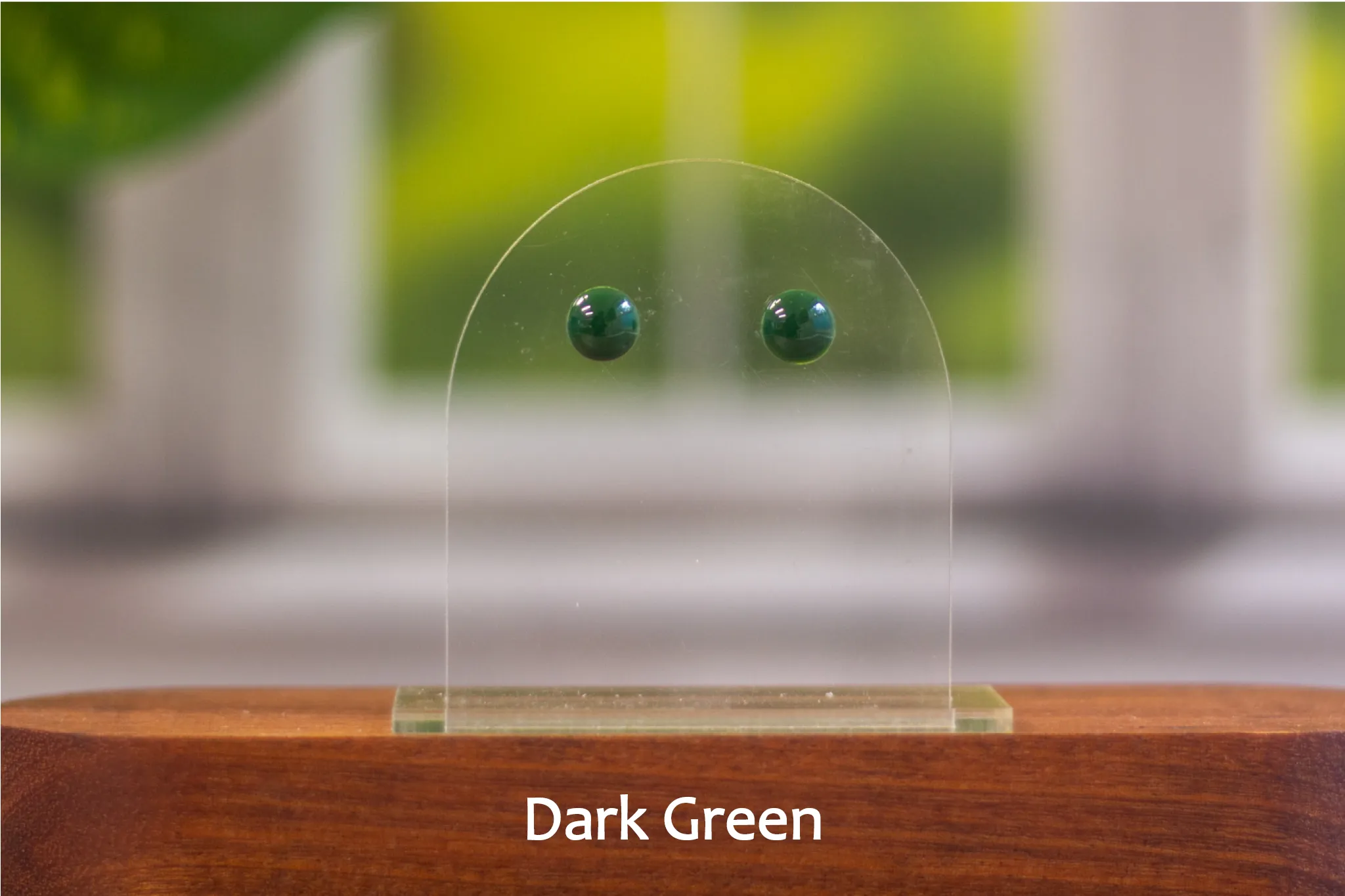 Small Stud Fused Glass Earrings