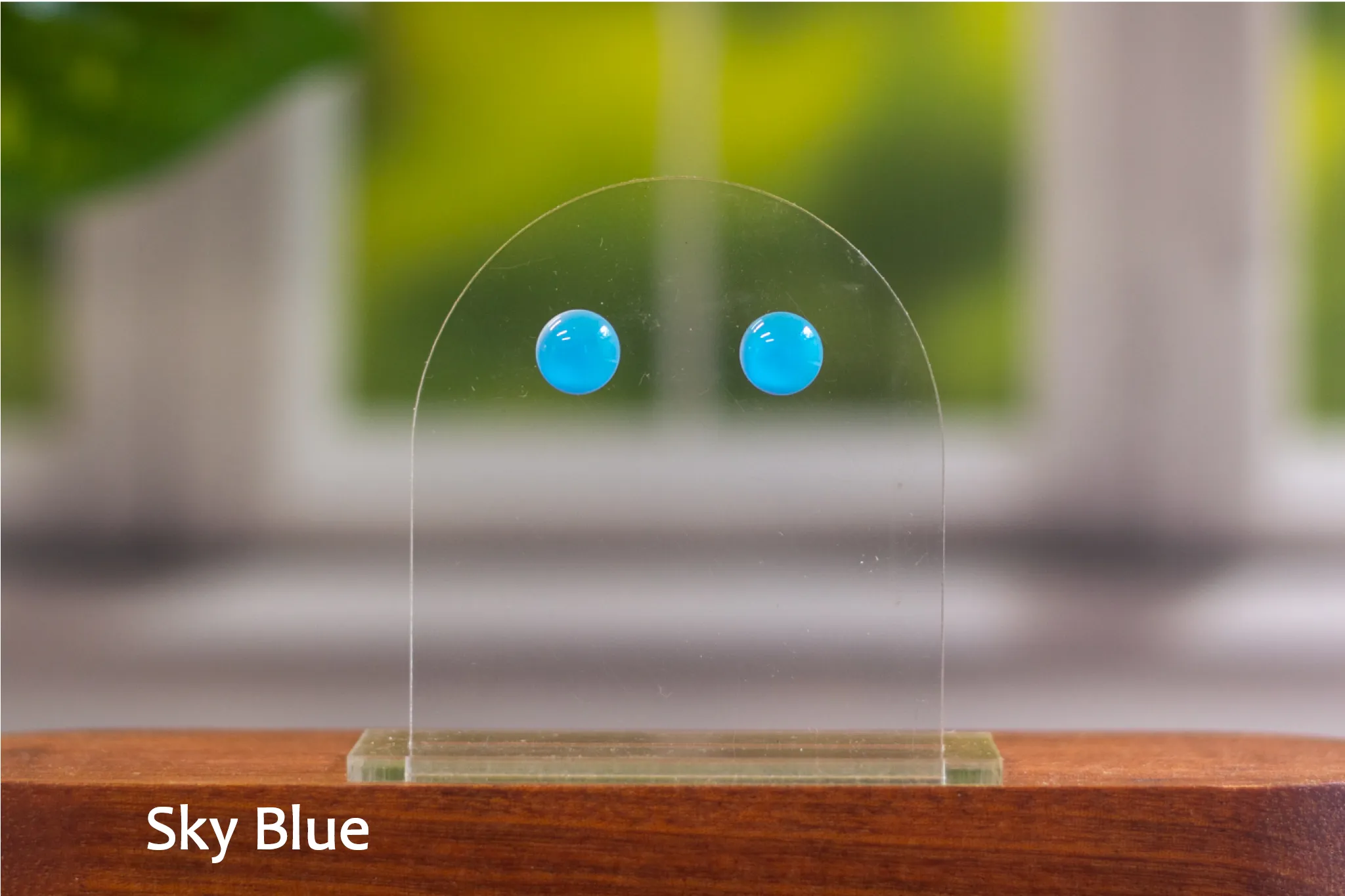 Small Stud Fused Glass Earrings