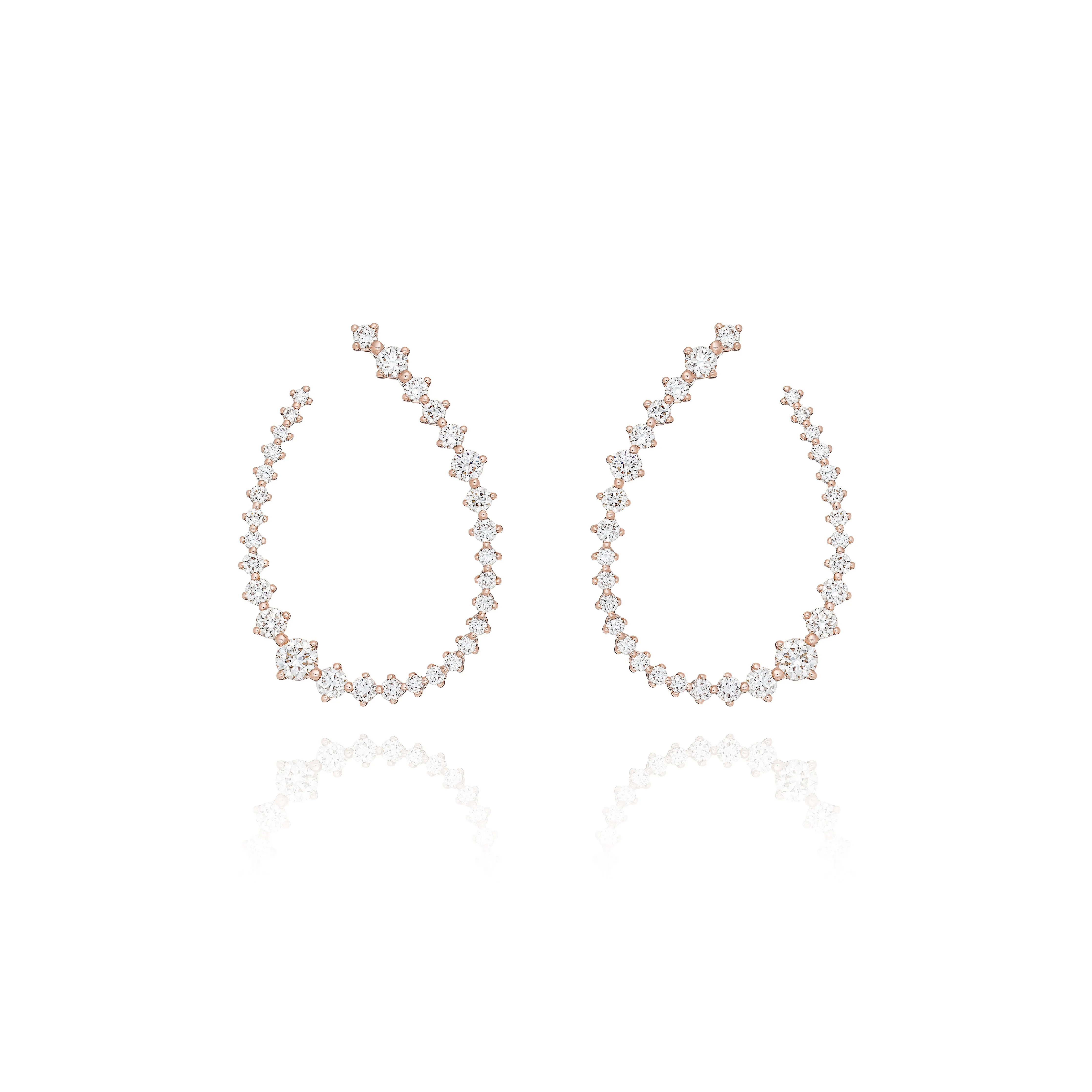 Small Swing Hoop Earrings