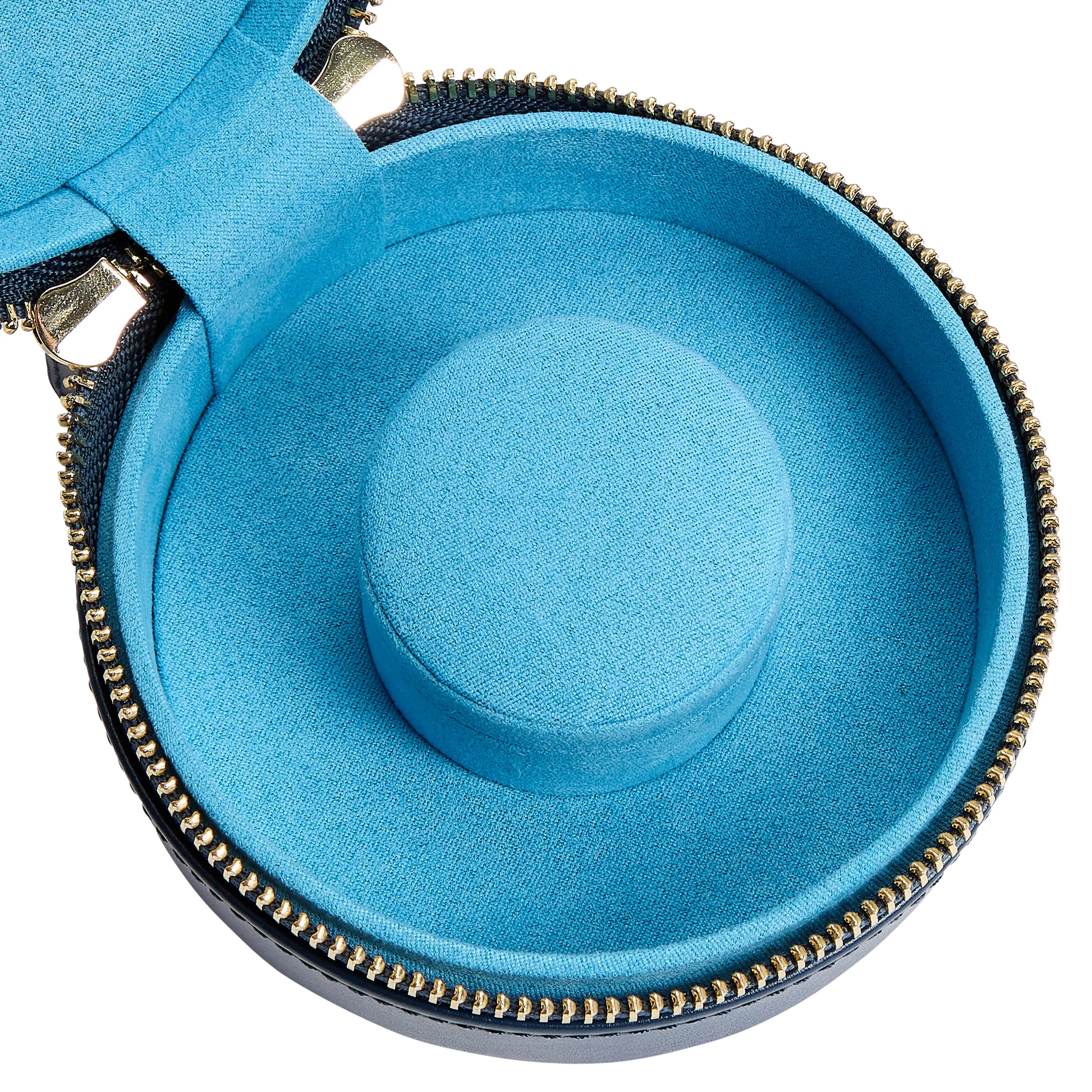 Sophia Round Zip Case - Navy