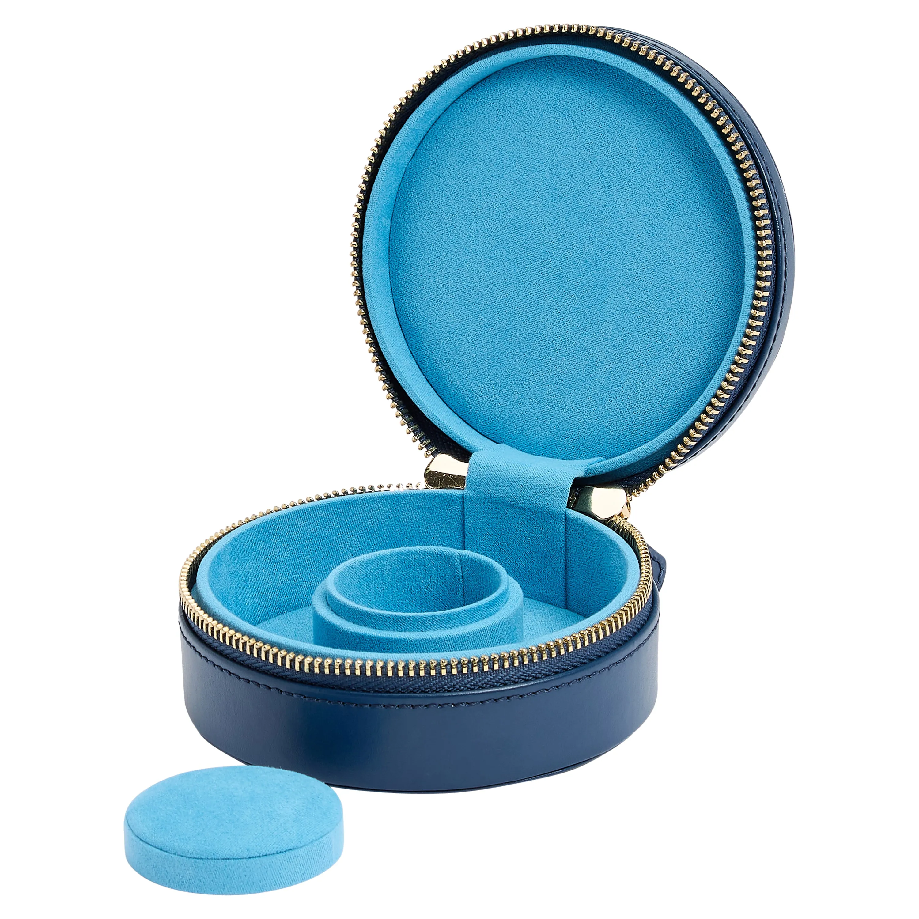 Sophia Round Zip Case - Navy