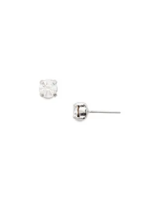Sorrelli Jayda Stud Earrings - Palladium Crystal