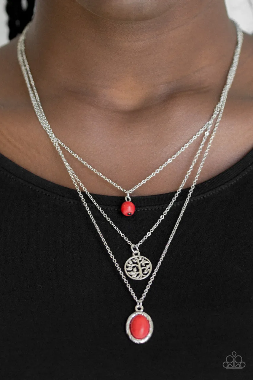 Southern Roots Red Paparazzi Necklace