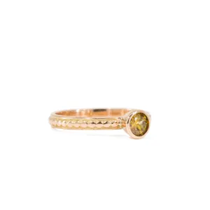 Sphene .39 Carat 14k Handcrafted Gemstone Ring