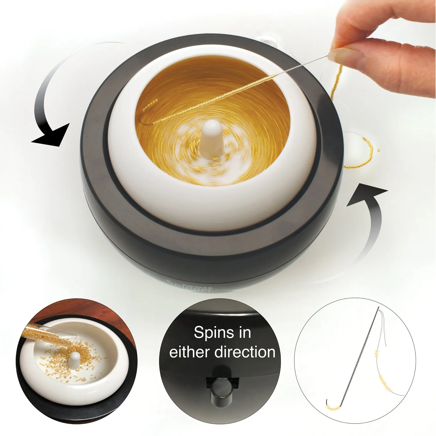Spin & String Power Spinner 2 Needles   3 Cups