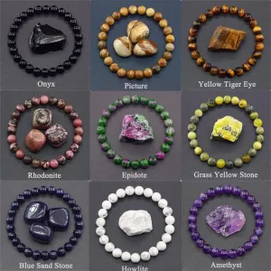 Stackable Beaded Stretch Bracelets 8mm