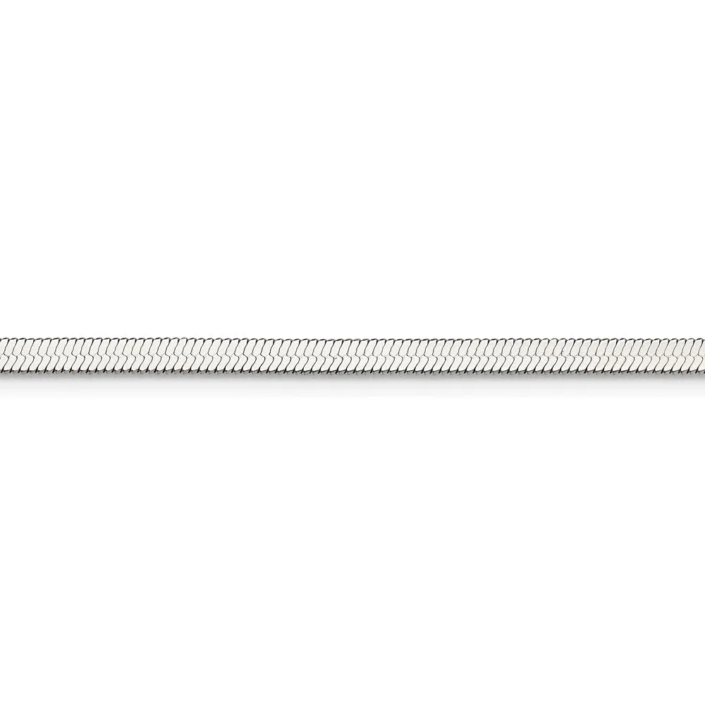Stainless Steel Polished 3.90mm 22in Herringbone Chain