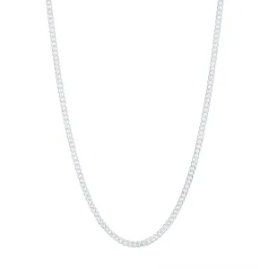 Sterling Silver 55cm Curb Chain Necklace 3mm Width
