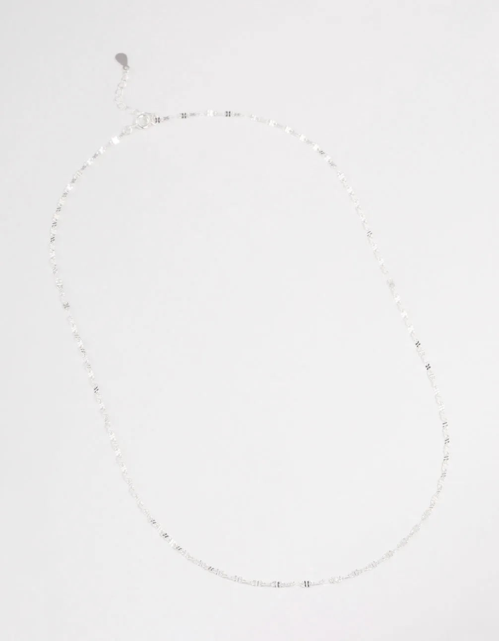 Sterling Silver Infinity Link Chain Necklace
