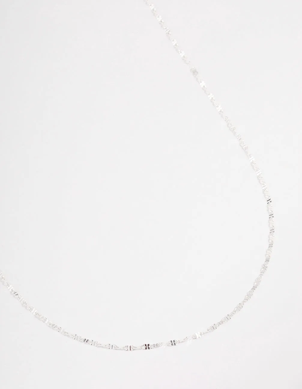 Sterling Silver Infinity Link Chain Necklace
