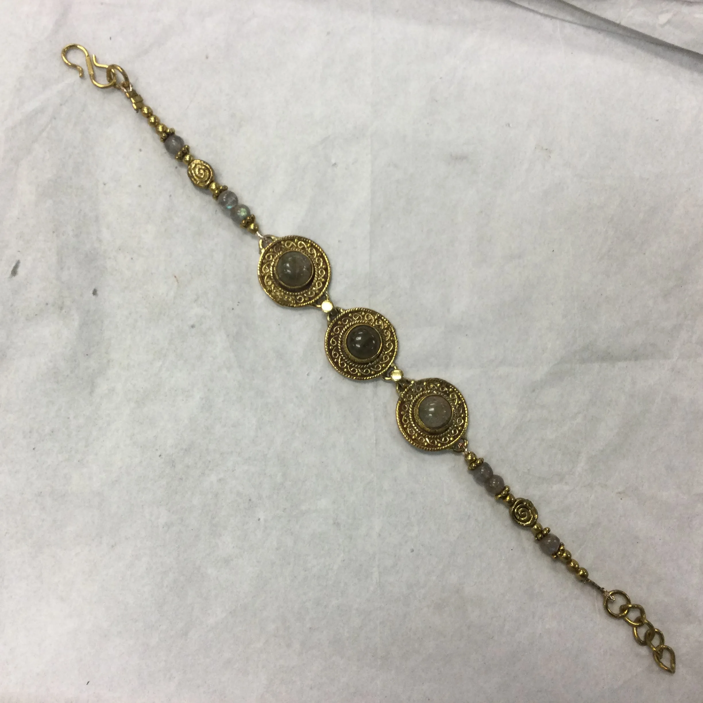 Stone Framed Bracelet (Various Stones)