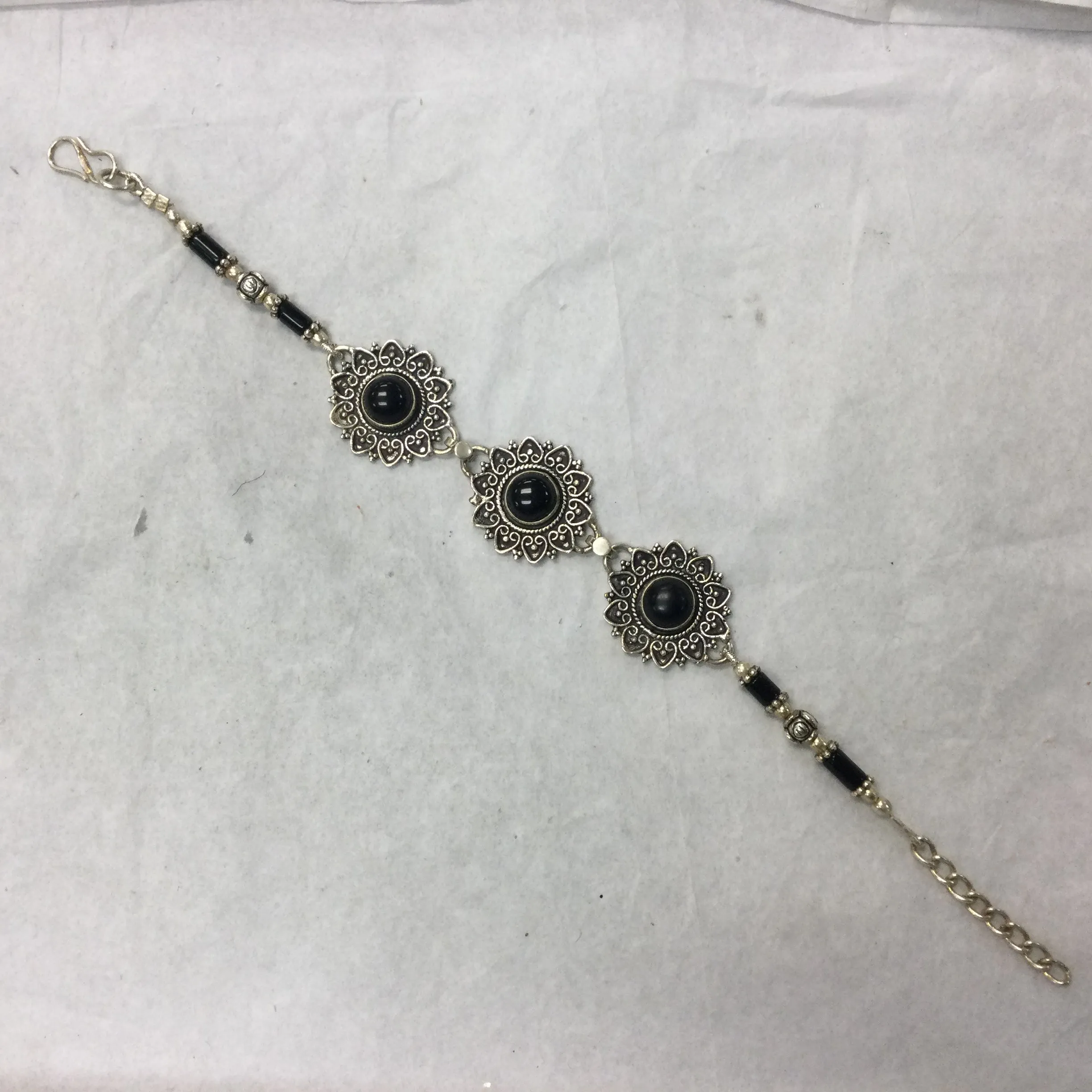 Stone Framed Bracelet (Various Stones)