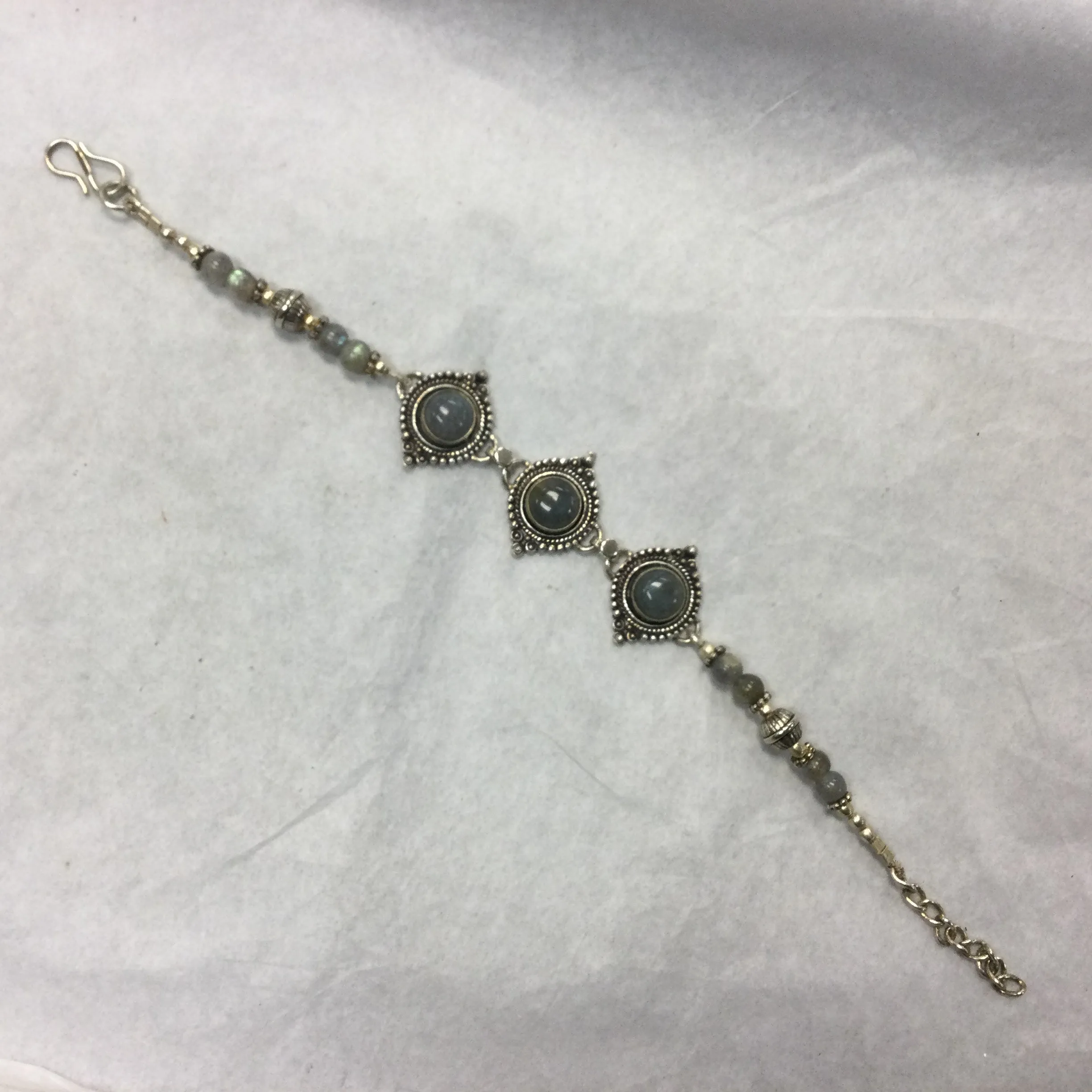 Stone Framed Bracelet (Various Stones)