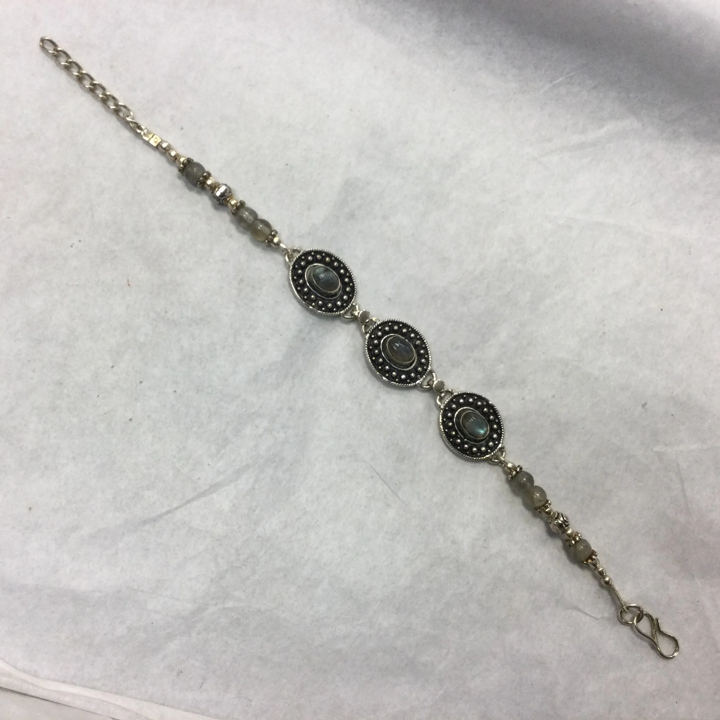 Stone Framed Bracelet (Various Stones)