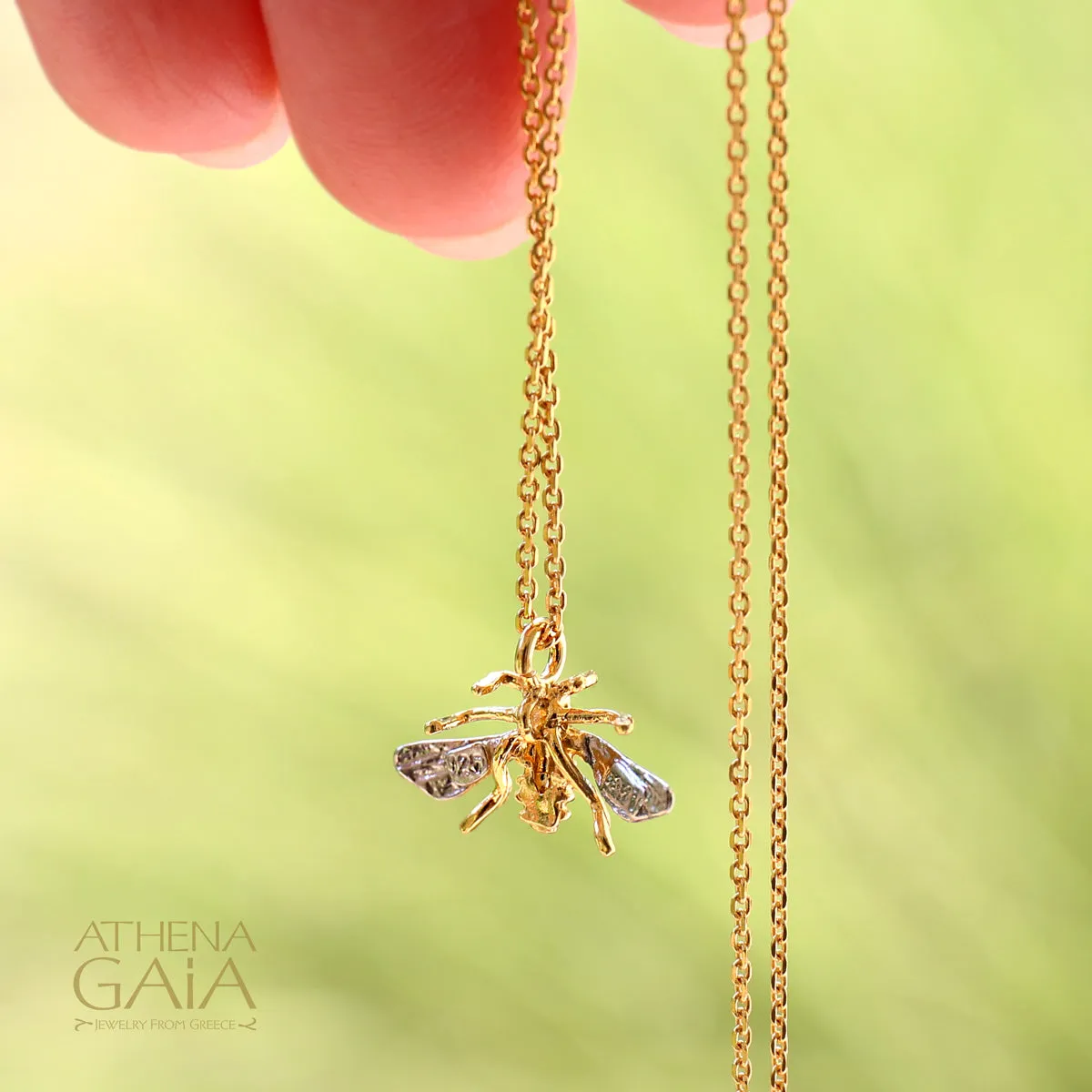 Sweet Honey Bee Necklace (Small)