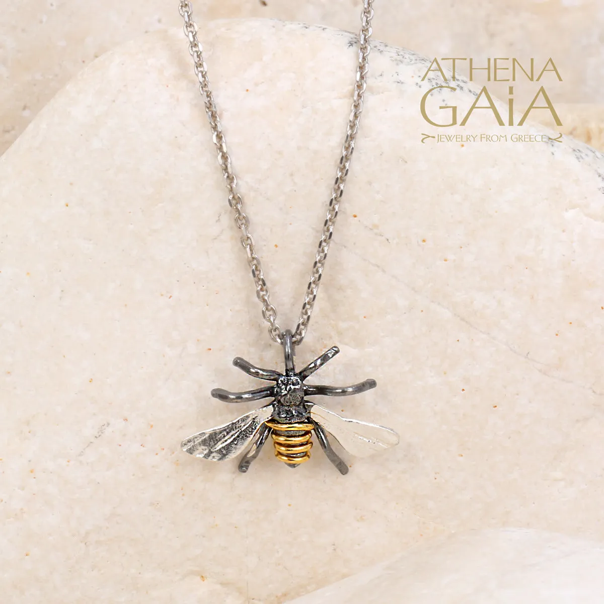 Sweet Honey Bee Necklace (Small)