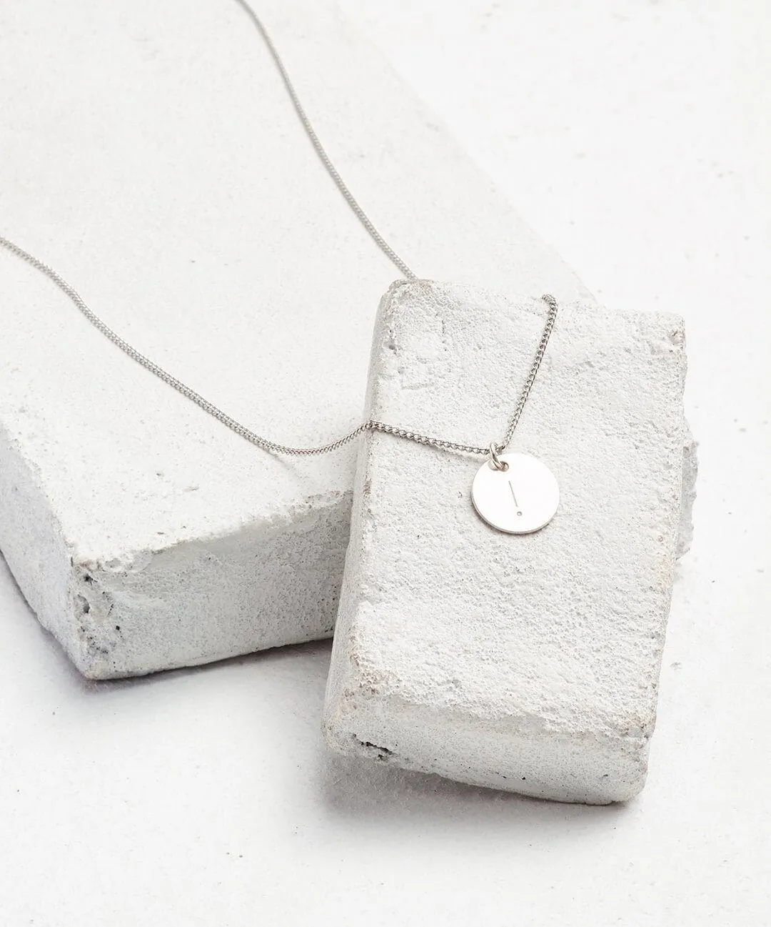Symbol Disc Pendant Necklace