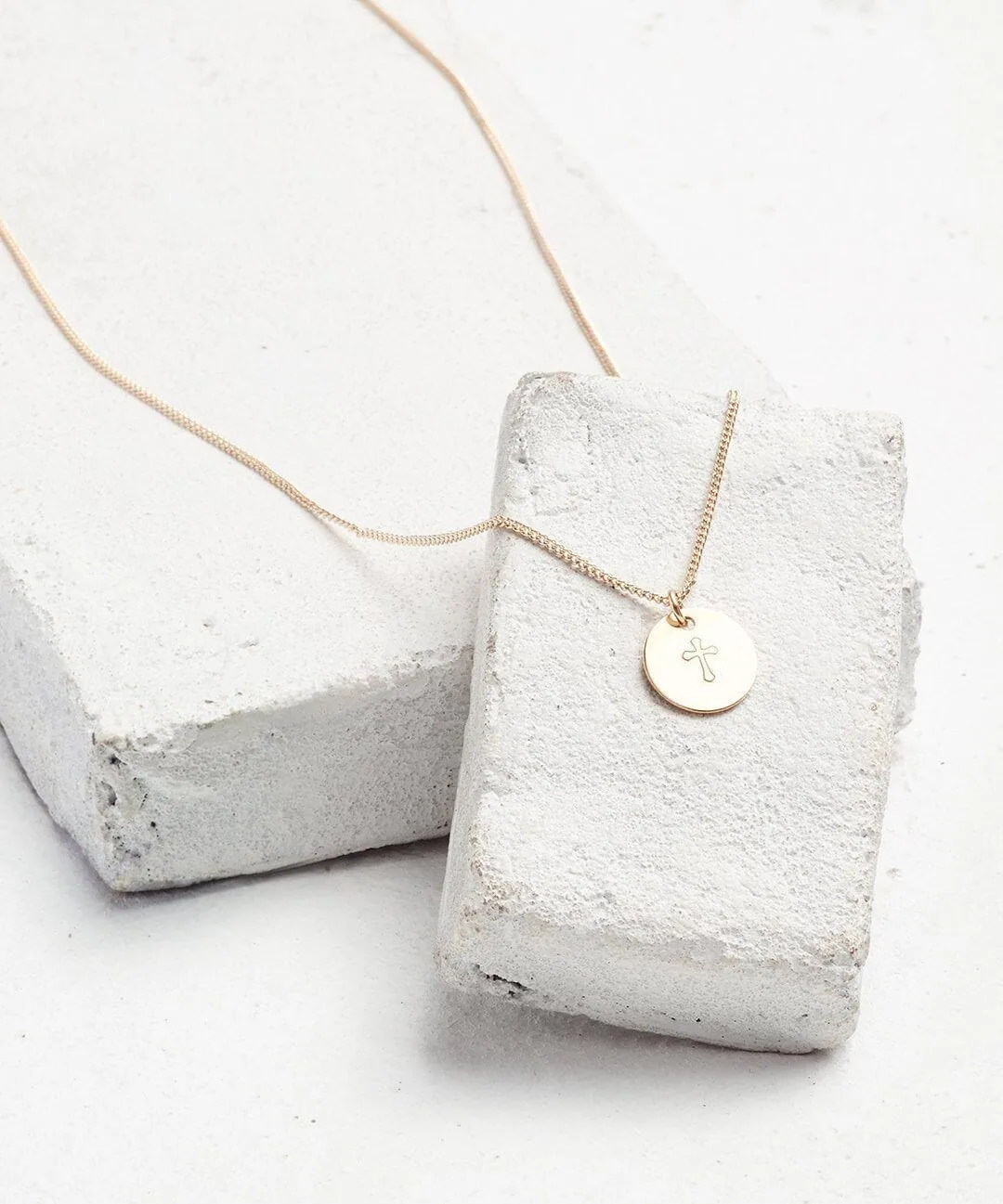Symbol Disc Pendant Necklace