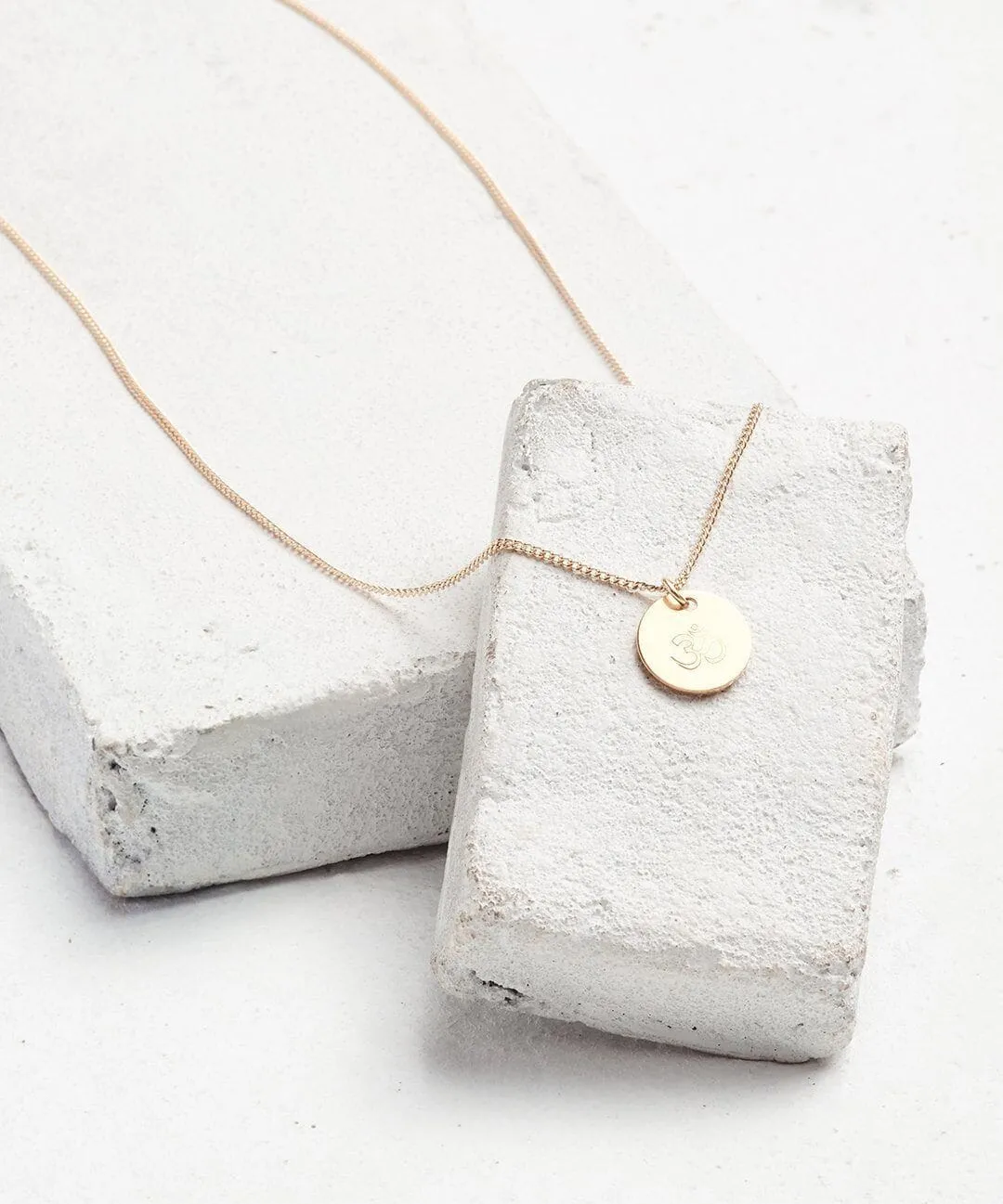 Symbol Disc Pendant Necklace