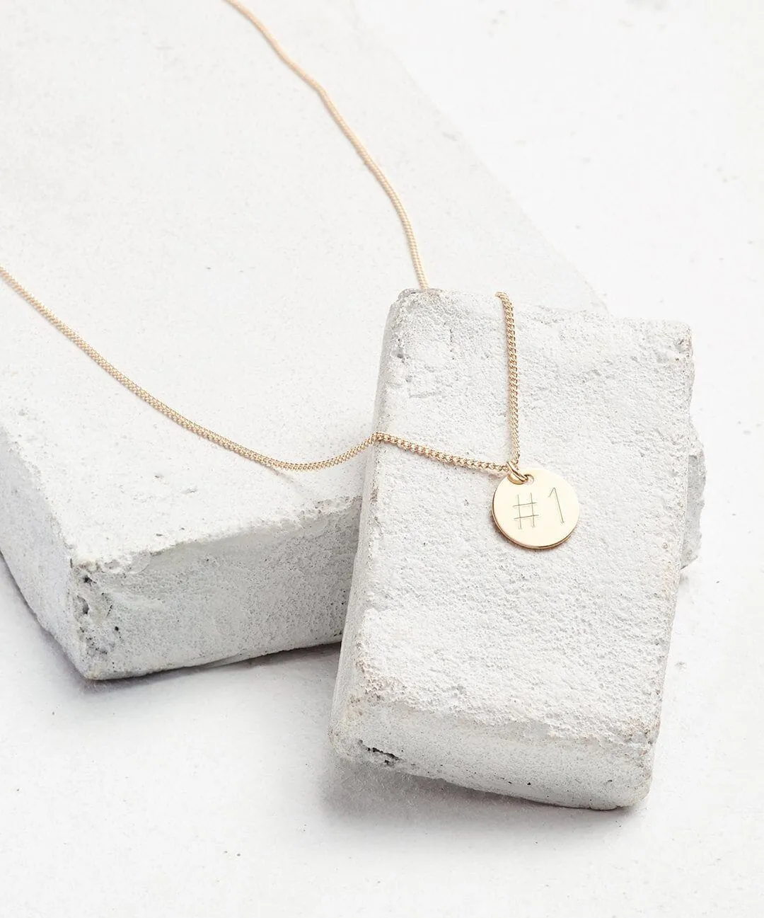 Symbol Disc Pendant Necklace