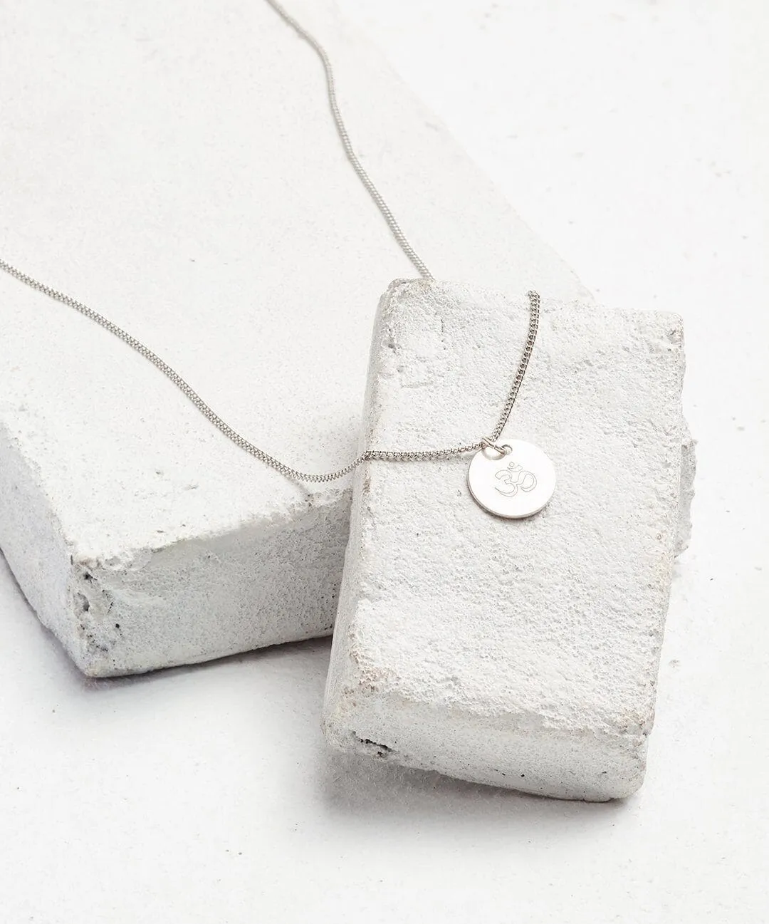 Symbol Disc Pendant Necklace
