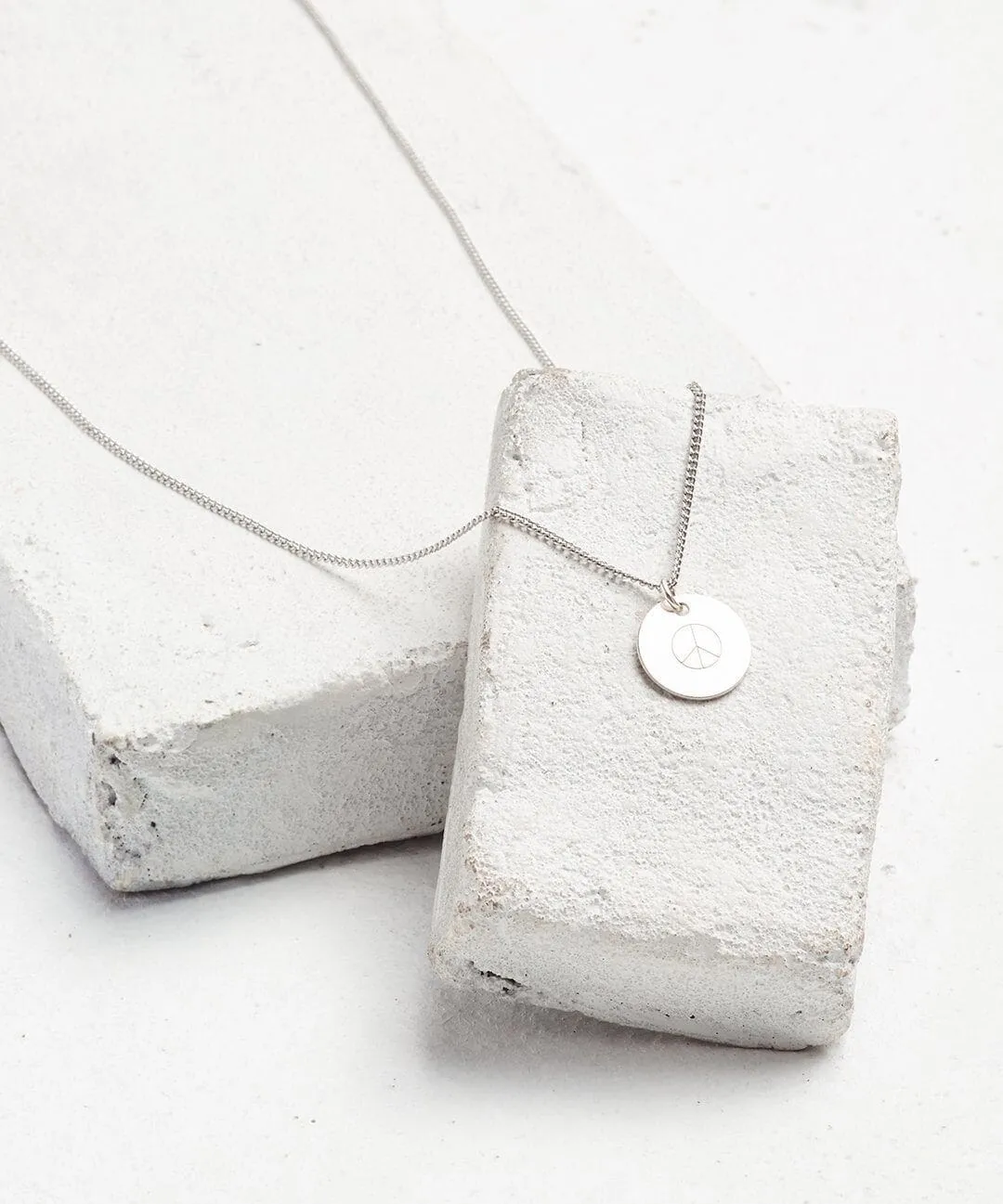 Symbol Disc Pendant Necklace