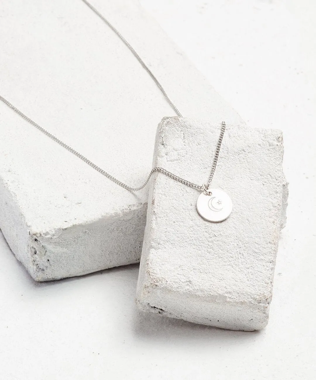 Symbol Disc Pendant Necklace