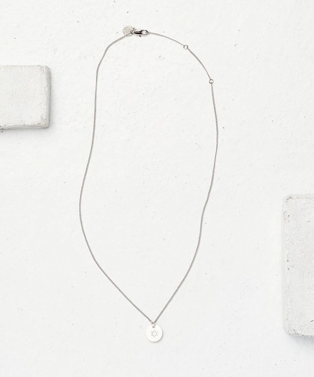 Symbol Disc Pendant Necklace