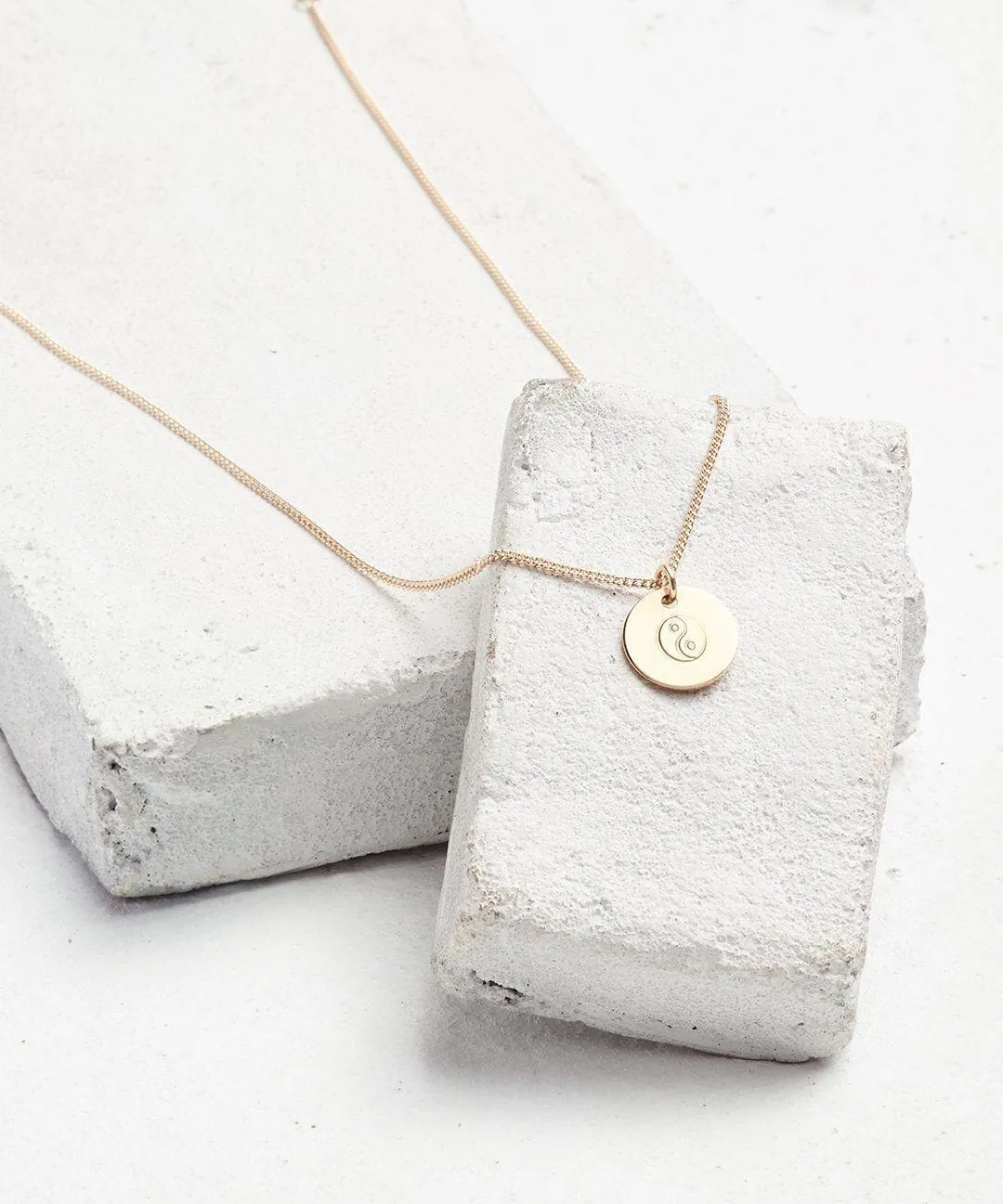 Symbol Disc Pendant Necklace