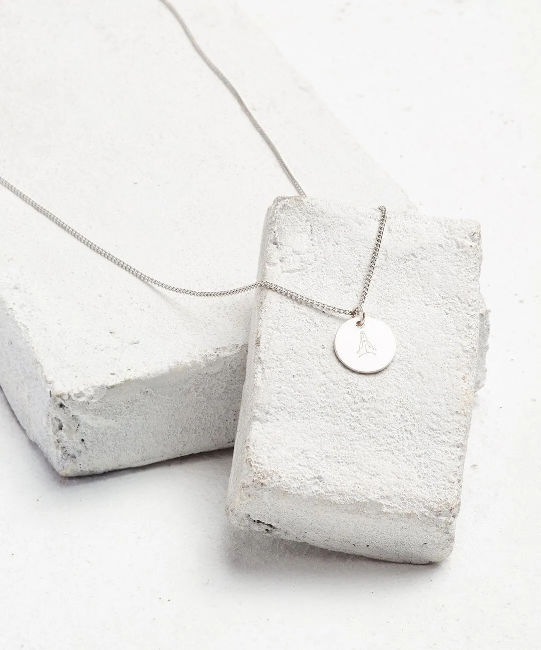 Symbol Disc Pendant Necklace