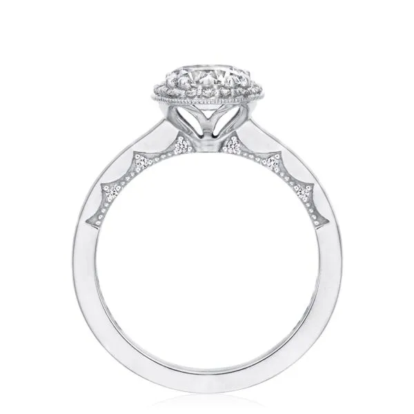 Tacori 14k Gold Halo Diamond Engagement Ring