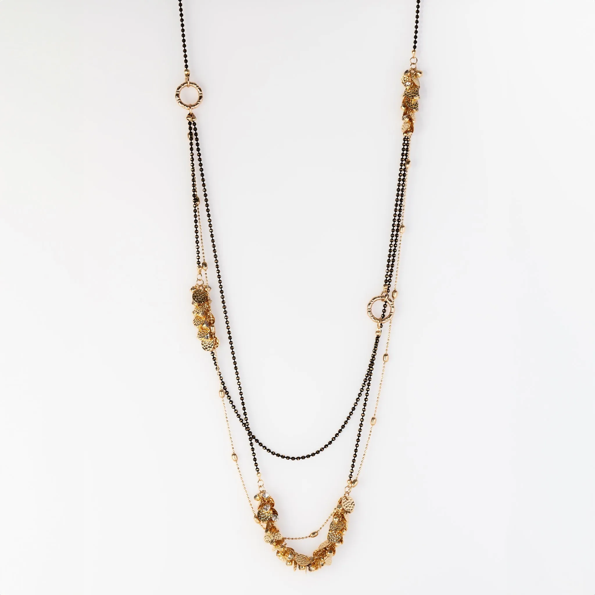 Tati Layered Disc Necklace