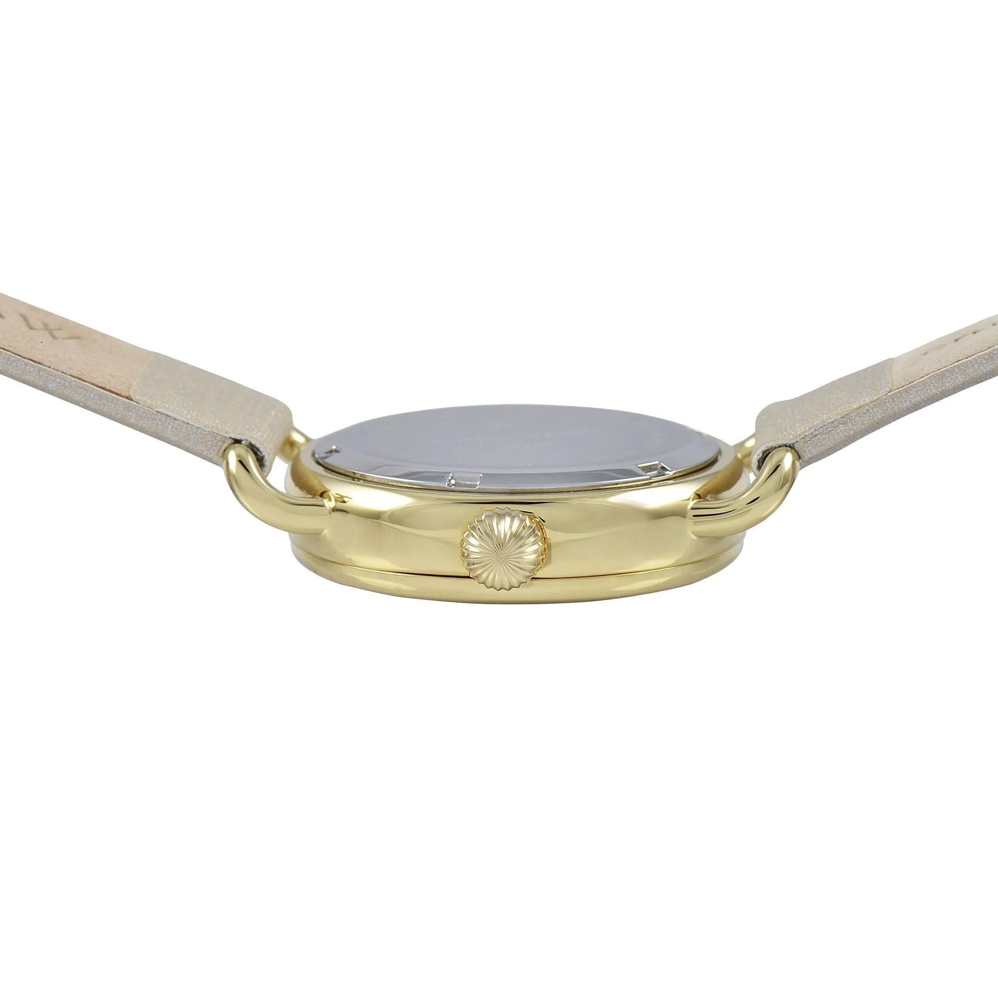 Thomas Earnshaw Investigator 3 Hands Date Gold Cream
