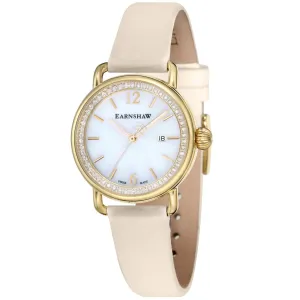 Thomas Earnshaw Investigator 3 Hands Date Gold Cream
